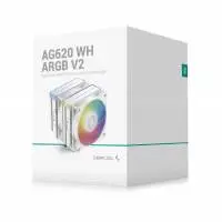 Охладител за процесор DeepCool AG620 WH ARGB V2 Dual-Tower CPU Cooler 