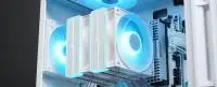 Охладител за процесор DeepCool AG620 WH ARGB V2 Dual-Tower CPU Cooler 