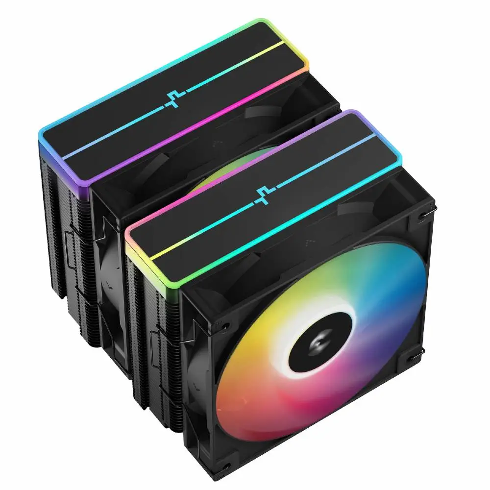 Охладител за процесор DeepCool AG620 BK ARGB V2 Dual-Tower CPU Cooler 