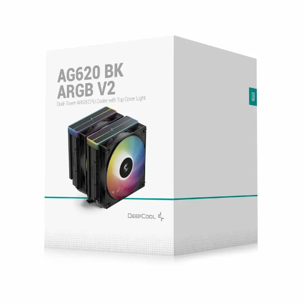 Охладител за процесор DeepCool AG620 BK ARGB V2 Dual-Tower CPU Cooler 