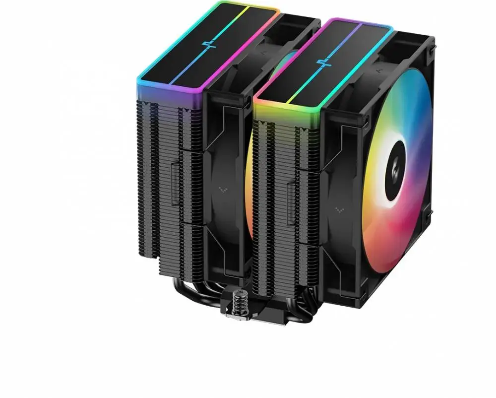 Охладител за процесор DeepCool AG620 BK ARGB V2 Dual-Tower CPU Cooler 