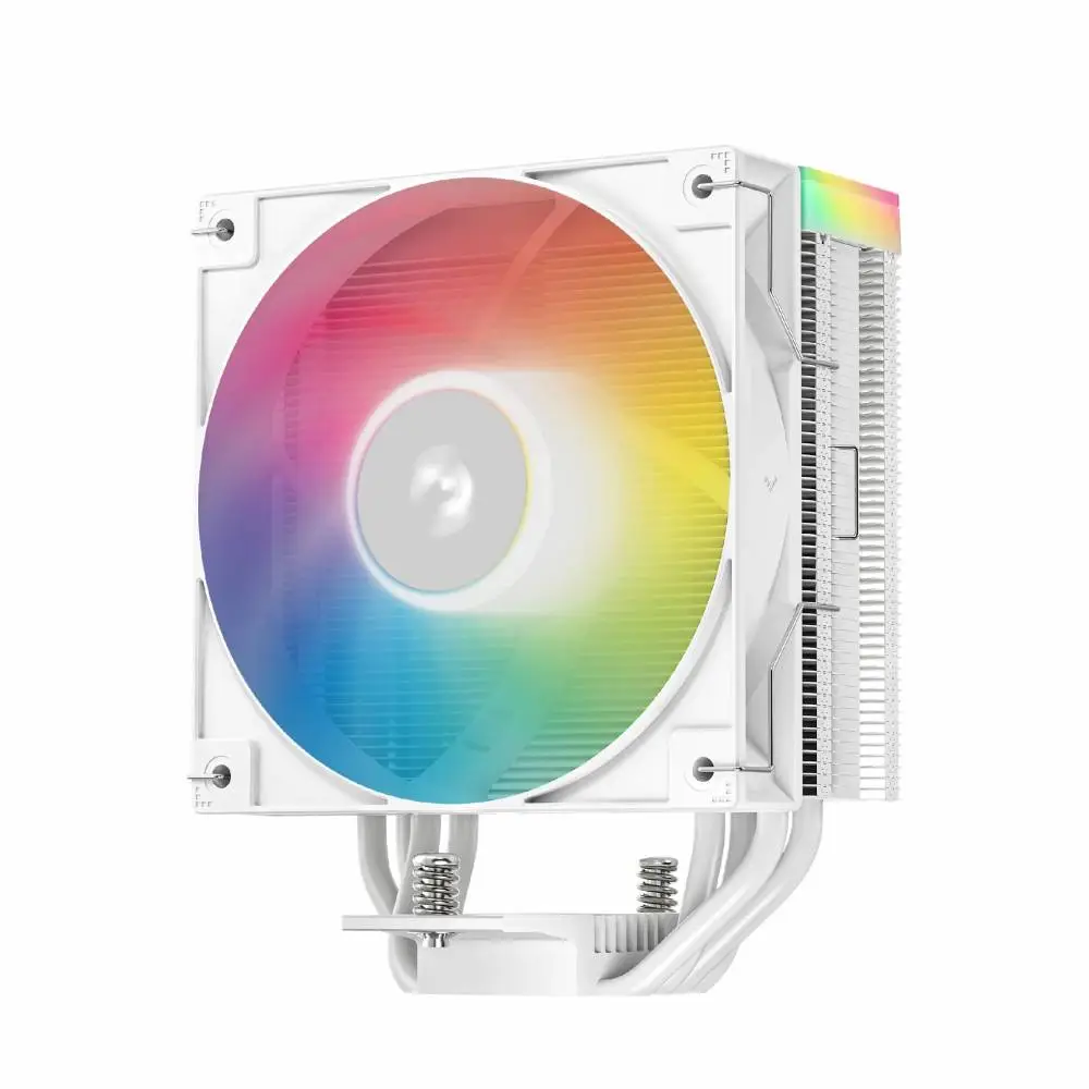 Охладител за процесор DeepCool AG400 White ARGB V2 CPU Cooler 