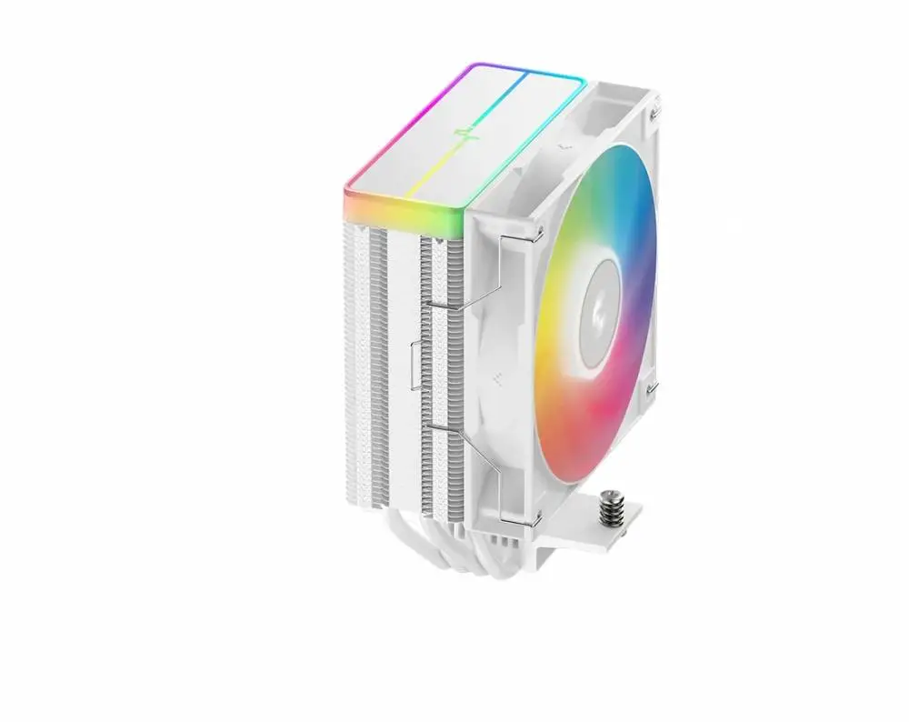Охладител за процесор DeepCool AG400 White ARGB V2 CPU Cooler 