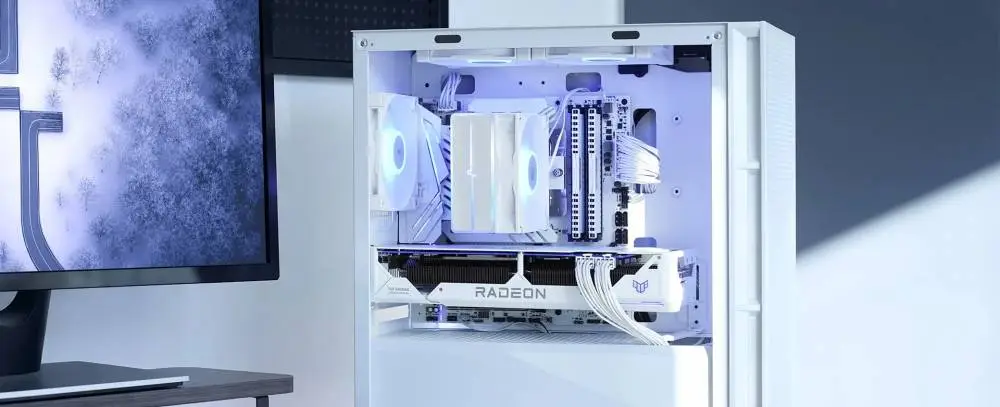 Охладител за процесор DeepCool AG400 White ARGB V2 CPU Cooler 