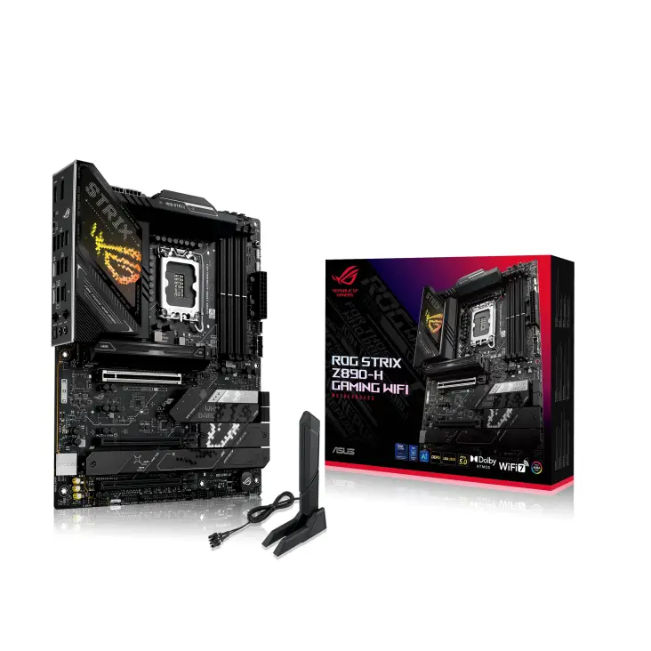 Дънна платка ASUS ROG STRIX Z890-H GAMING WIFI LGA1851 - 90MB1K20-M0EAY0