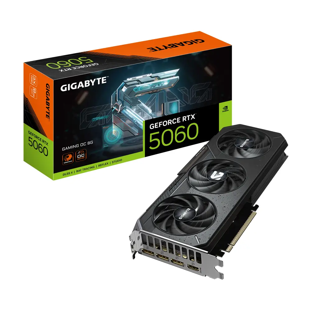 Видео карта Gigabyte GeForce RTX 5060 GAMING OC 8GB GDDR7