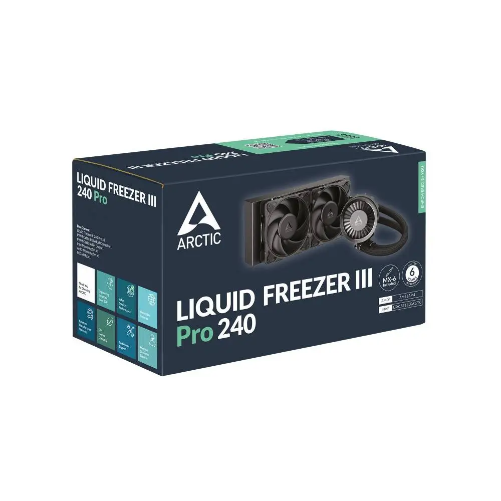 Водно охлаждане за процесор Arctic Liquid Freezer III Pro 240 Black