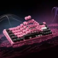 Геймърска механична клавиатура ATK RS6 Ultra - 8K, TTC RGB Magneto [Linear] - Sakura Warrior