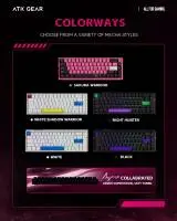 Геймърска механична клавиатура ATK RS6 Ultra - 8K, TTC RGB Magneto [Linear] - Night Hunter