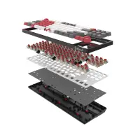 Геймърска механична  клавиатура Bloody Naraka S87  TKL Backlit red switch , USB