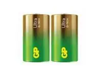Алкална батерия GP ULTRA LR20 /2 бр. в опаковка shrink/ 1.5V GP-BA-13AU21-S2