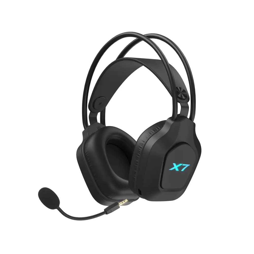 A4tech X7 Геймърски безжични слушалки XR-200, Bluetooth, RGB, черни