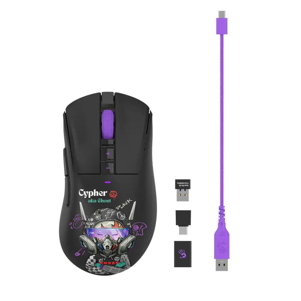 Геймурска мишка A4tech Bloody R73 Pro  Cypher Ghost 