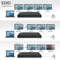 ACT HDMI Сплитер AC7832 4К HDMI сплитер, 1 вход.4 HDMI изхода