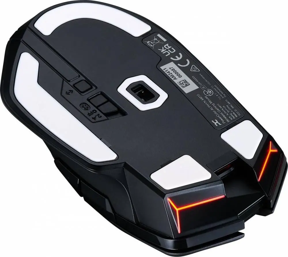 Геймърска безжична мишка PowerColor ALPHYN AM10 - Black