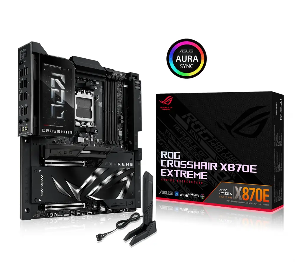 Дънна платка ASUS ROG CROSSHAIR X870E EXTREME WIFI AM5 - 90MB1LB0-M0EAY0