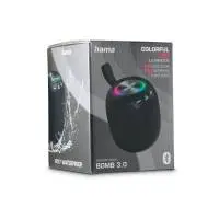 HAMA Блутут колонка "Bomb 3.0" Bluetooth&reg;, Waterproof IPX7, LED, 16 W, черна