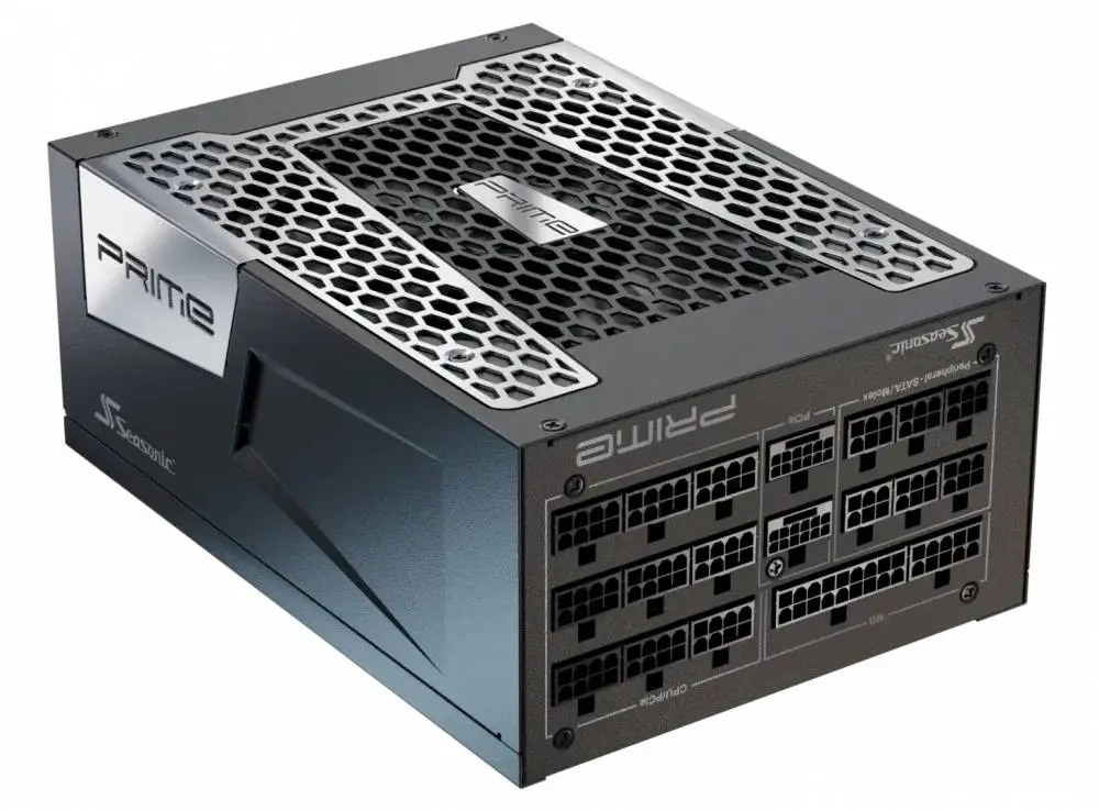 Захранване Seasonic PRIME TX-1600 (1600W) 80 Plus Titanium PCIe Gen 5.1 PSU ATX3.1 - SSR-1600TR2-ATX3.1