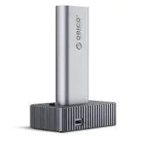 Orico външна кутия за диск/докинг станция Storage - Case/Docking Station - M.2 NVMe/NGFF - IT18C3-GY