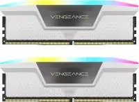 Памет Corsair Vengeance White RGB 32GB (2x16GB) DDR5 6000MHz CL36 EXPO/XMP - CMH32GX5M2E6000Z36W
