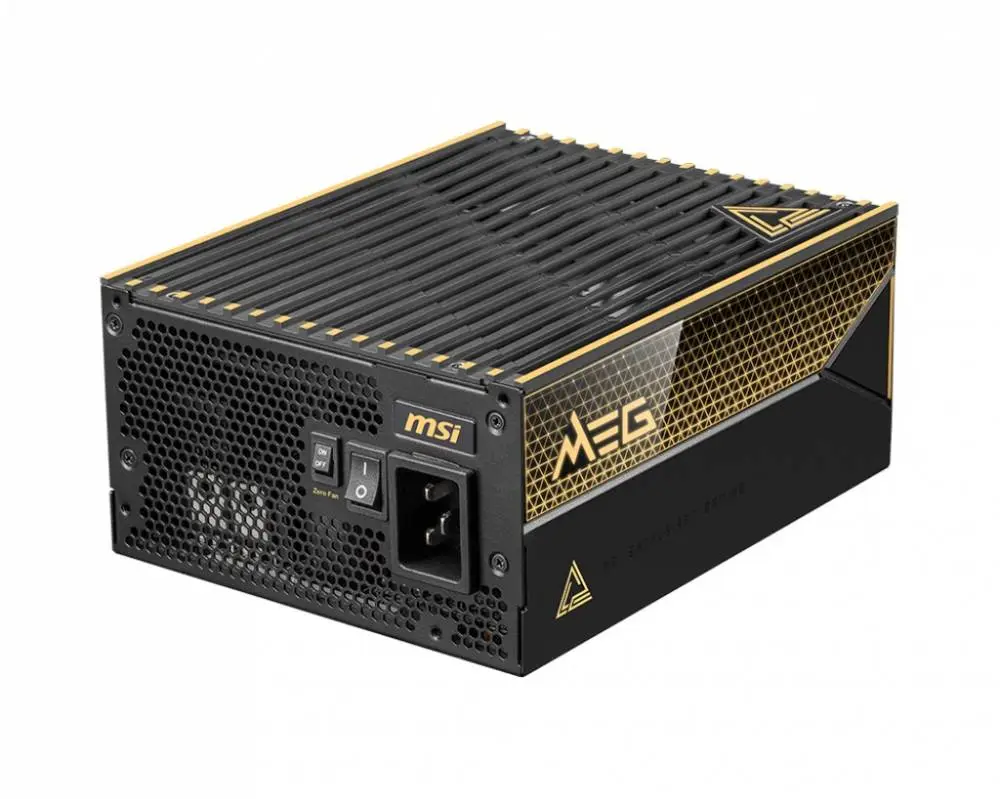 Захранване MSI MEG AI1600T PCIE5 1600W 80 Plus Titanium PSU ATX 3.1
