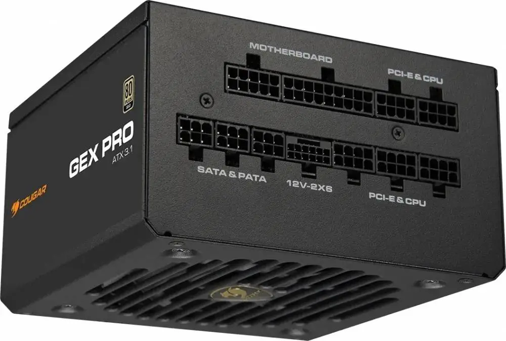 Захранване Cougar GEX PRO 750W 80 Plus GOLD PSU ATX 3.1 PCIe 5.1 - CGR GEXP-750