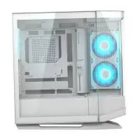 Кутия COUGAR FV270 RGB White Mid tower Tempered Curved Glass Case - CGR-58M6W-RGB