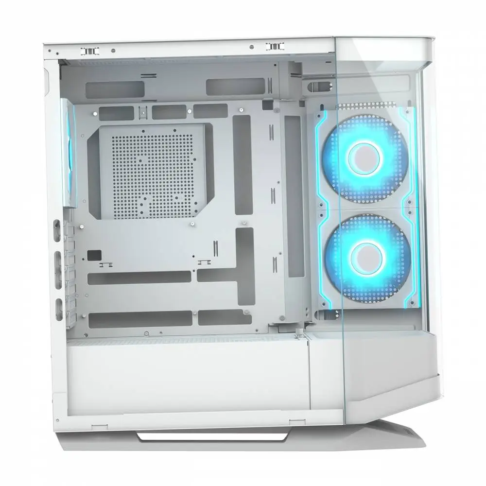Кутия COUGAR FV270 RGB White Mid tower Tempered Curved Glass Case - CGR-58M6W-RGB