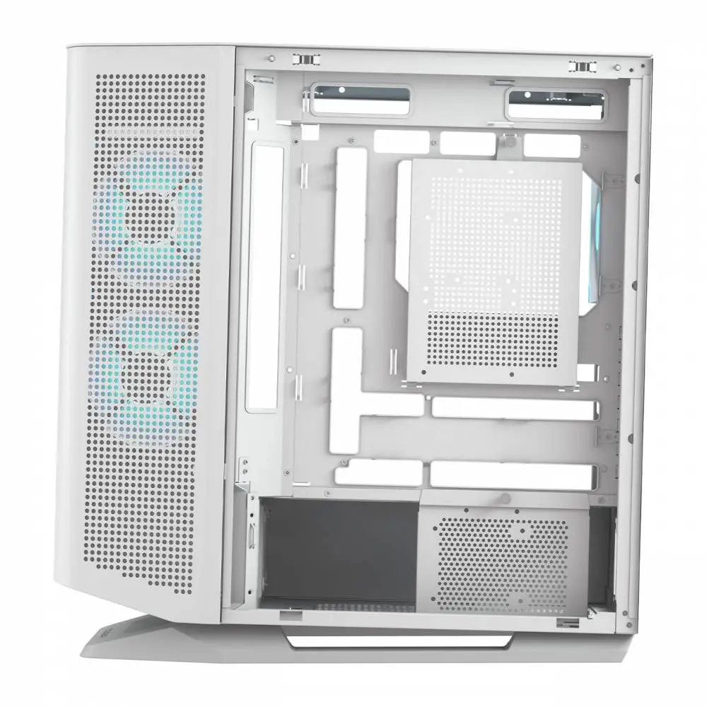Кутия COUGAR FV270 RGB White Mid tower Tempered Curved Glass Case - CGR-58M6W-RGB