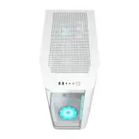 Кутия COUGAR FV270 RGB White Mid tower Tempered Curved Glass Case - CGR-58M6W-RGB