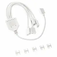 Кабел Kolink ARGB 1-4 Сплитер - 30 cm Бял