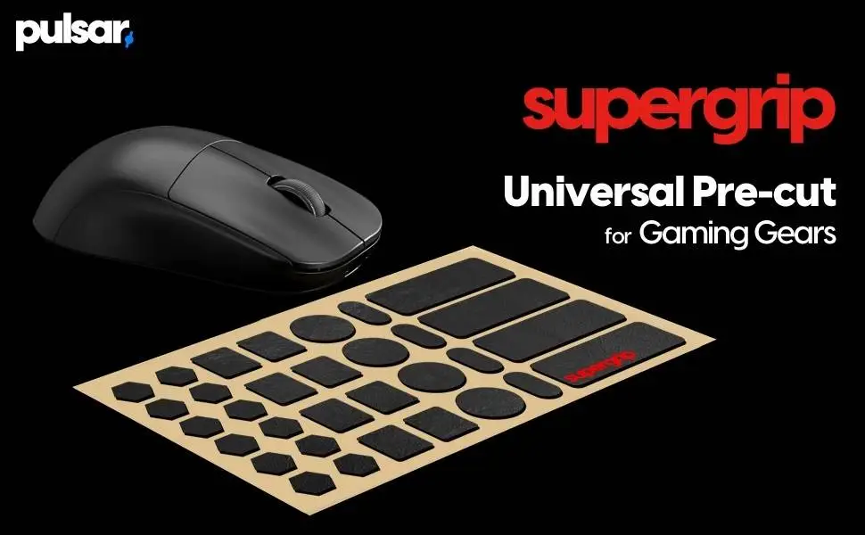  Универсални предварително изрязани грип ленти Pulsar Supergrip Universal Grip Tape Precut Sheet