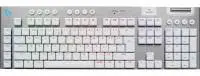 Безжична геймърска механична клавиатура Logitech G915X White Lightspeed - GL Tactile Switch
