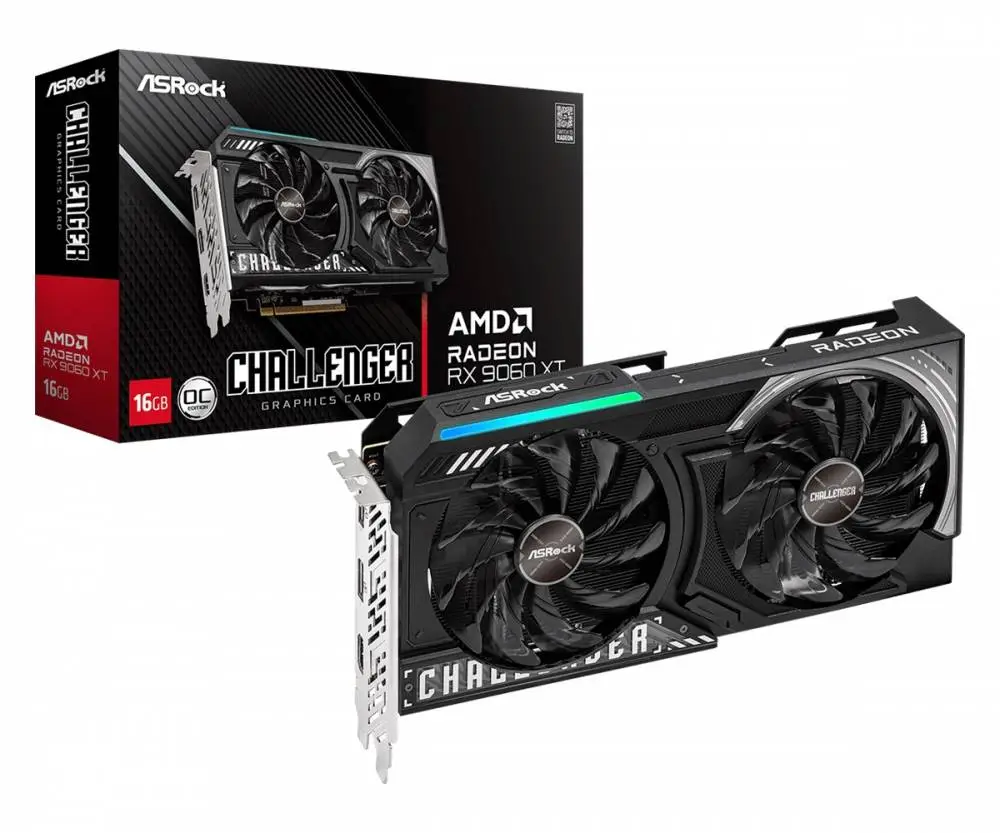 Видео карта Asrock AMD Radeon RX 9060 XT Challenger 16GB OC - RX9060XT CL 16GO