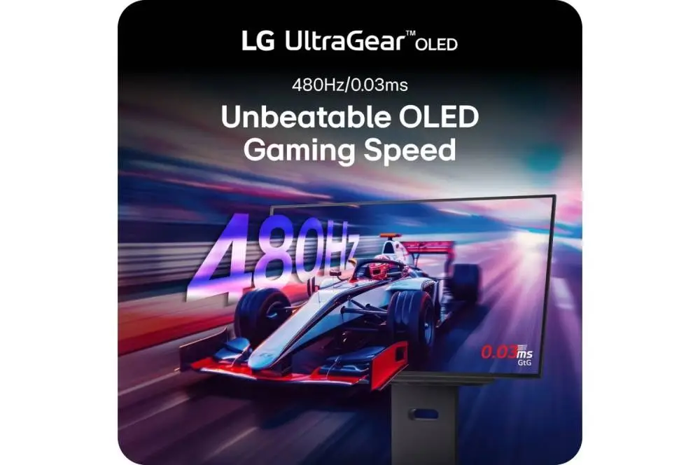 Монитор LG 27GX790A-B, 27" OLED QHD 2560x1440, 480Hz, 0.03ms, HDR400, DP 2.1, AMD FreeSync Premium Pro, G-SYNC Compatible  
