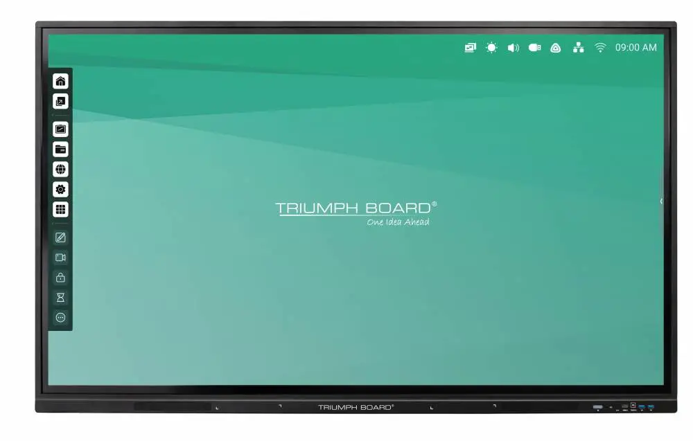 Интерактивен мулти-тъч дисплей TRIUMPH BOARD 75" IFP, Черен панел, Android 13