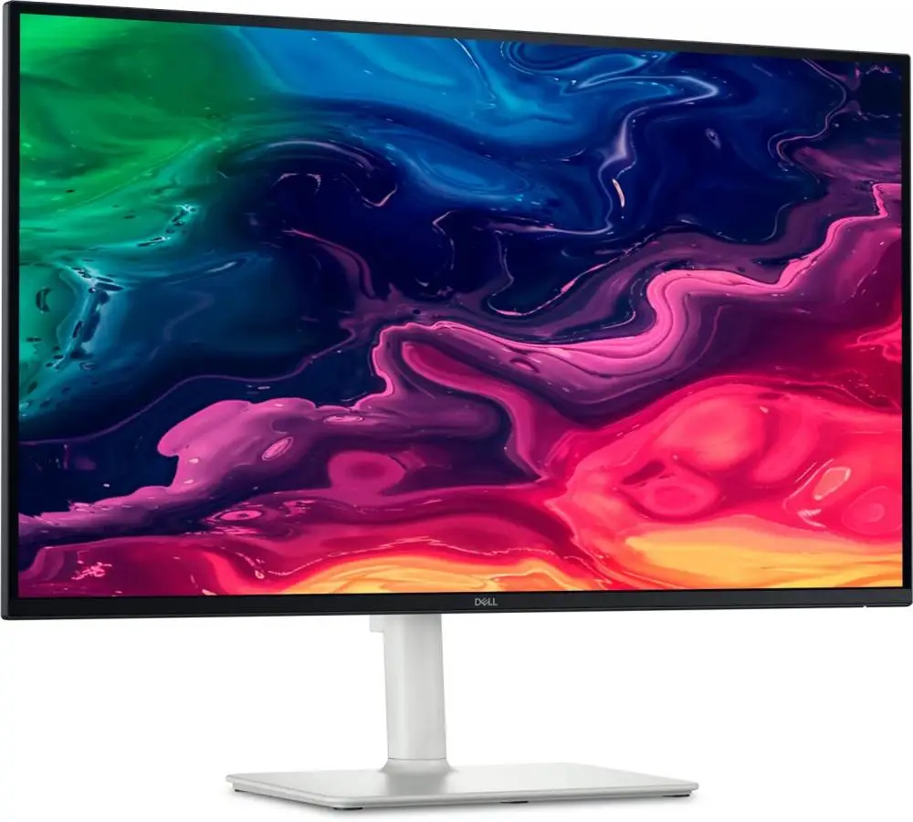 Монитор Dell S2725QC, 27", IPS 4K UHD 3840x2160, 120Hz, 4ms, USB-C, HDMI, DisplayPort, FreeSync, HDR, Вградени колонки