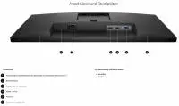Монитор Dell E2425HSM 24&Prime; IPS FHD 1920x1080, 100 Hz, 5 ms, DP/HDMI/VGA, Вградени колонки