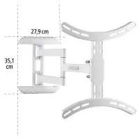 Стенна стойка за TV Fullmotion, 165 см, 32-65 ", до 35 кг