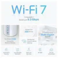 Меш система TP-Link Deco BE65 Wi-Fi 7 BE9300 - 3бр