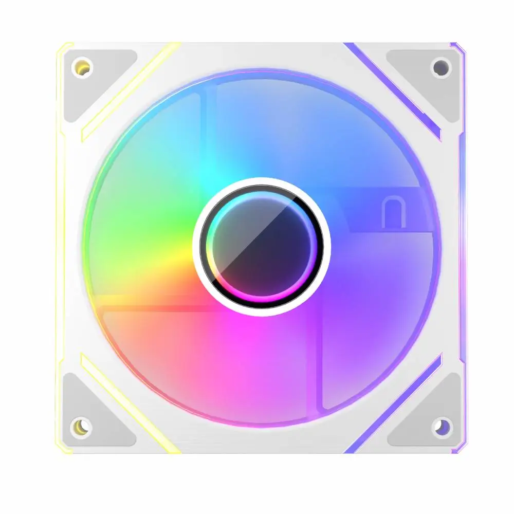 Вентилатор 1stPlayer FC7R-WH Fan 120mm Infinity Mirror ARGB REVERSE - White