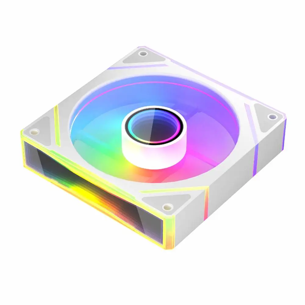 Вентилатор 1stPlayer FC7R-WH Fan 120mm Infinity Mirror ARGB REVERSE - White