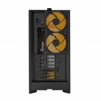 Кутия Montech HS01 PRO (W) Case ATX 5 x 120 mm ARGB Fans, USB-C, Black