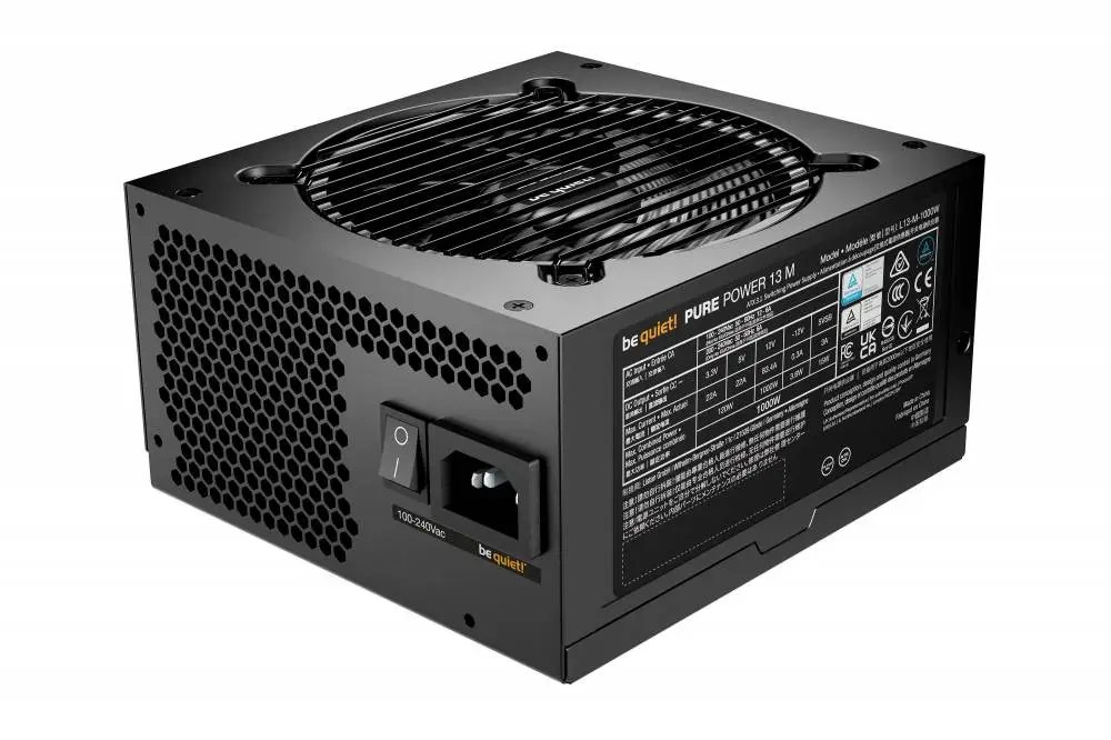 Захранване be quiet! Pure Power 13 M 1000W 80 Plus Gold PSU ATX 3.1 - BP028EU