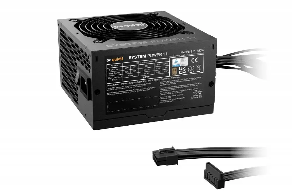 Захранване be quiet! SYSTEM POWER 11 650W 80 Plus Bronze PSU ATX 3.1 - BP011EU