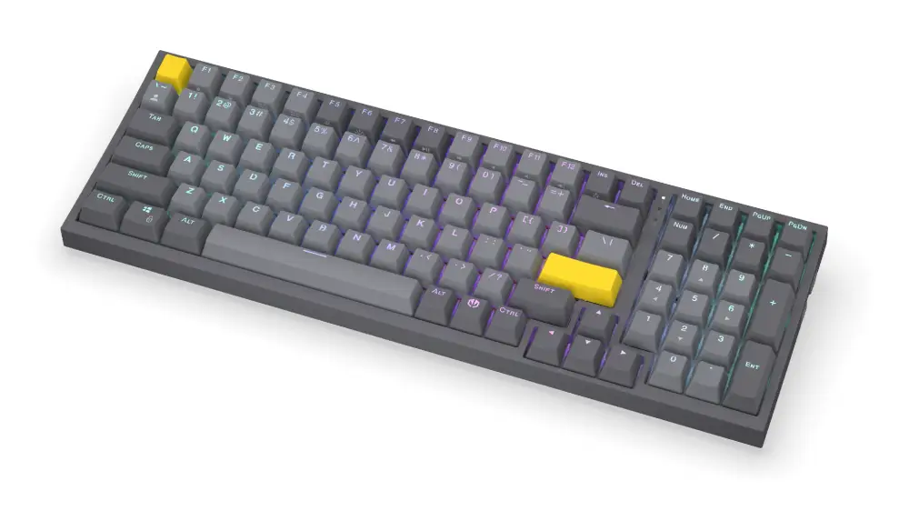 Геймърскa безжична механична клавиатура ENDORFY Celeris 1800 - Endorfy Yellow Switch