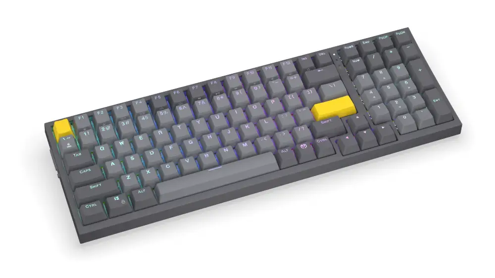 Геймърскa безжична механична клавиатура ENDORFY Celeris 1800 - Endorfy Yellow Switch
