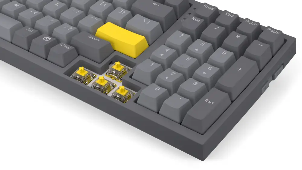 Геймърскa безжична механична клавиатура ENDORFY Celeris 1800 - Endorfy Yellow Switch