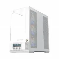 Кутия Xigmatek Vision Arctic Case EATX 7 ARGB Fans, LCD Display Panel, Smart Fan Control