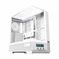 Кутия Xigmatek Vision Arctic Case EATX 7 ARGB Fans, LCD Display Panel, Smart Fan Control
